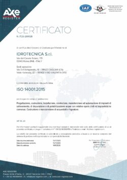 CertificatoGestioneAmbiente (ISO 14001) CertificatoGestioneAmbiente (ISO 14001)